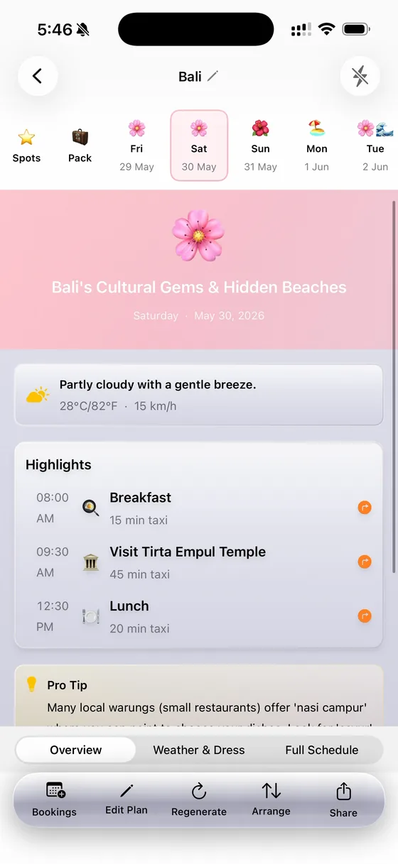 Day 2 — Tirta Empul Temple and Bali's cultural gems