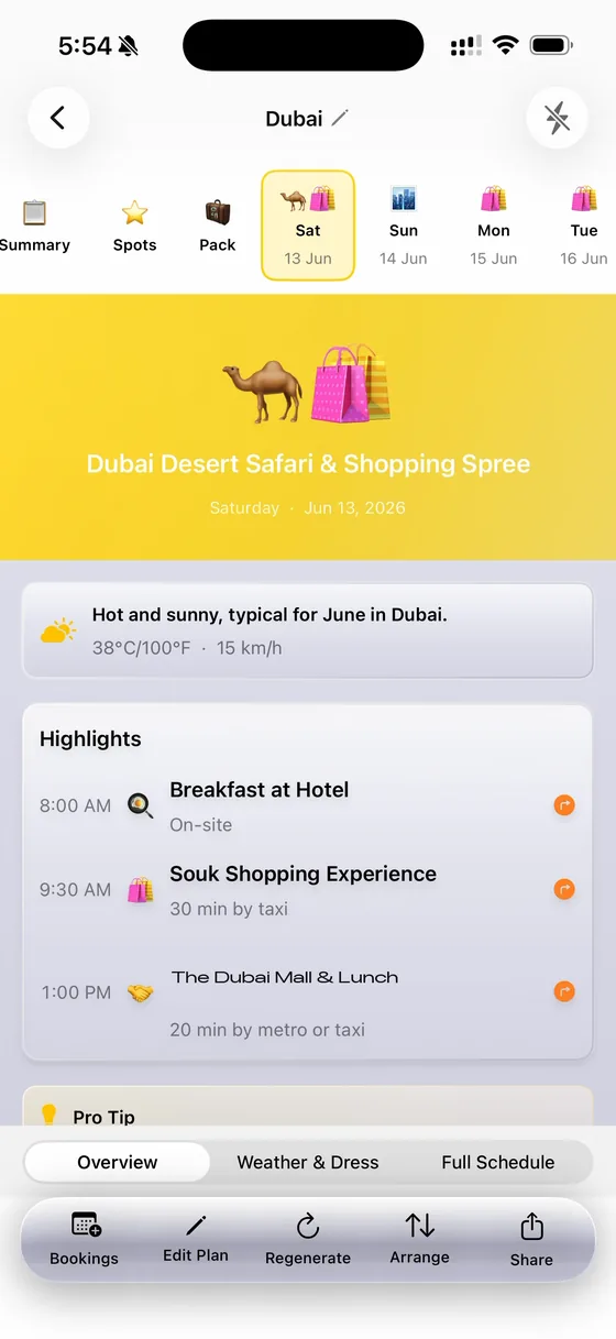 Day 1 — Souk Shopping, The Dubai Mall and a desert safari
