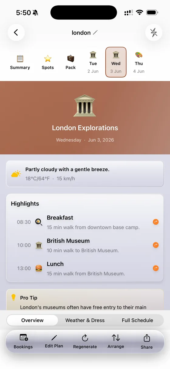 Day 2 — the British Museum and central London